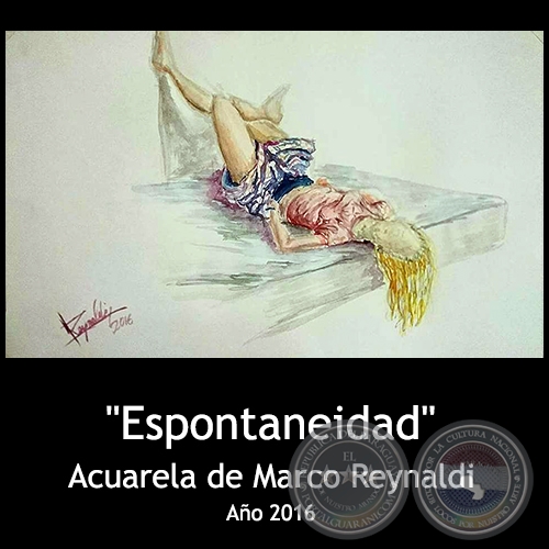 Espontaneidad - Acuarela de Marco Reynaldi - Año 2016